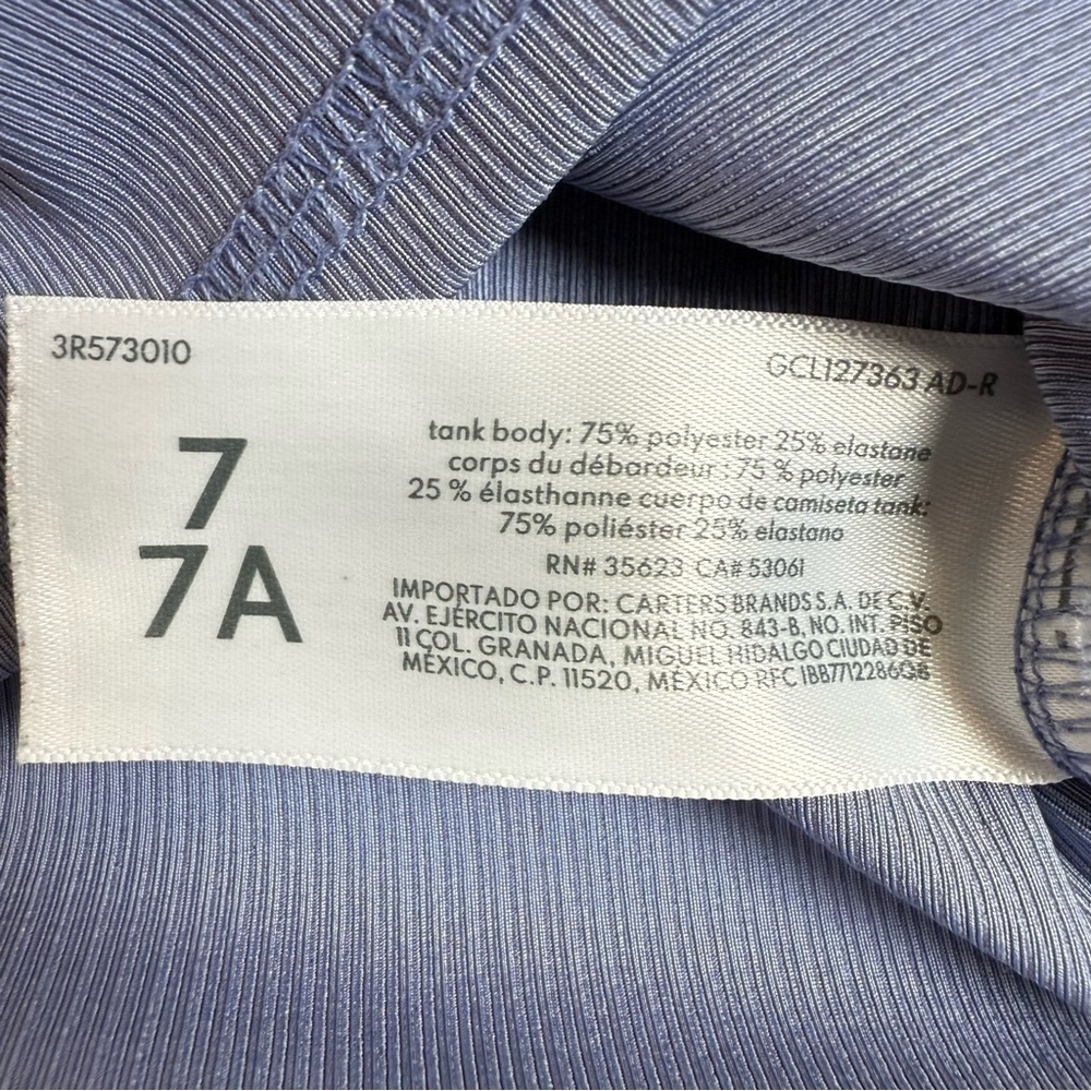 Oshkosh B’Gosh Light Purple Cropped Sweatshirt & Tank top for Off the shoulder - Picture 4 of 5